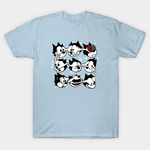 Fuzzy cat T-Shirt by Lambdog comics!